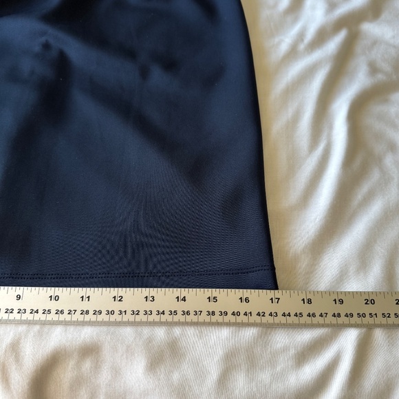 Enfocus Studio Women's Sleeveless Dress Blue 6 Knee Length Lace Bodice Formal - Picture 13 of 14